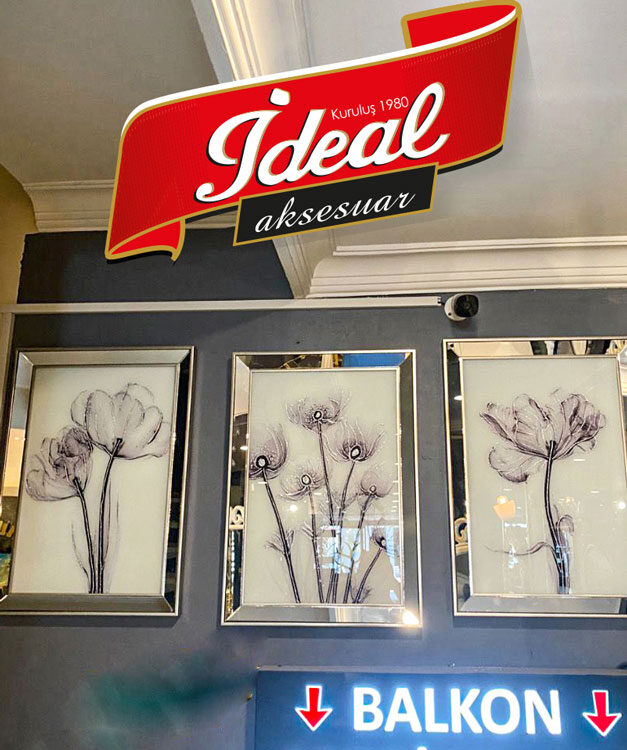 Çiçekli Tablo Seti